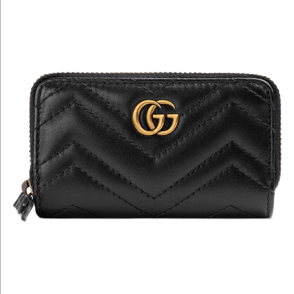 Gucci Leather Key Case Pouch